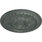 Ekena Millwork Oslo Ceiling Medallion (Fits Canopies up to 7 5/8"), 38 3/8"OD x 2 7/8"P, Athenian Green Crackle CM38OSAGC - alternate 3